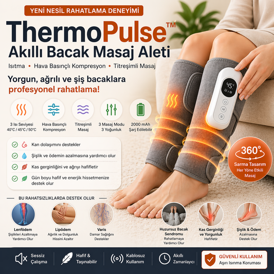 ThermoPulse™ Akıllı Bacak Masaj Aleti