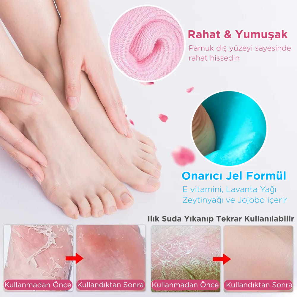 Jel Ayak Bakım Çorabı