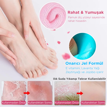 Jel Ayak Bakım Çorabı