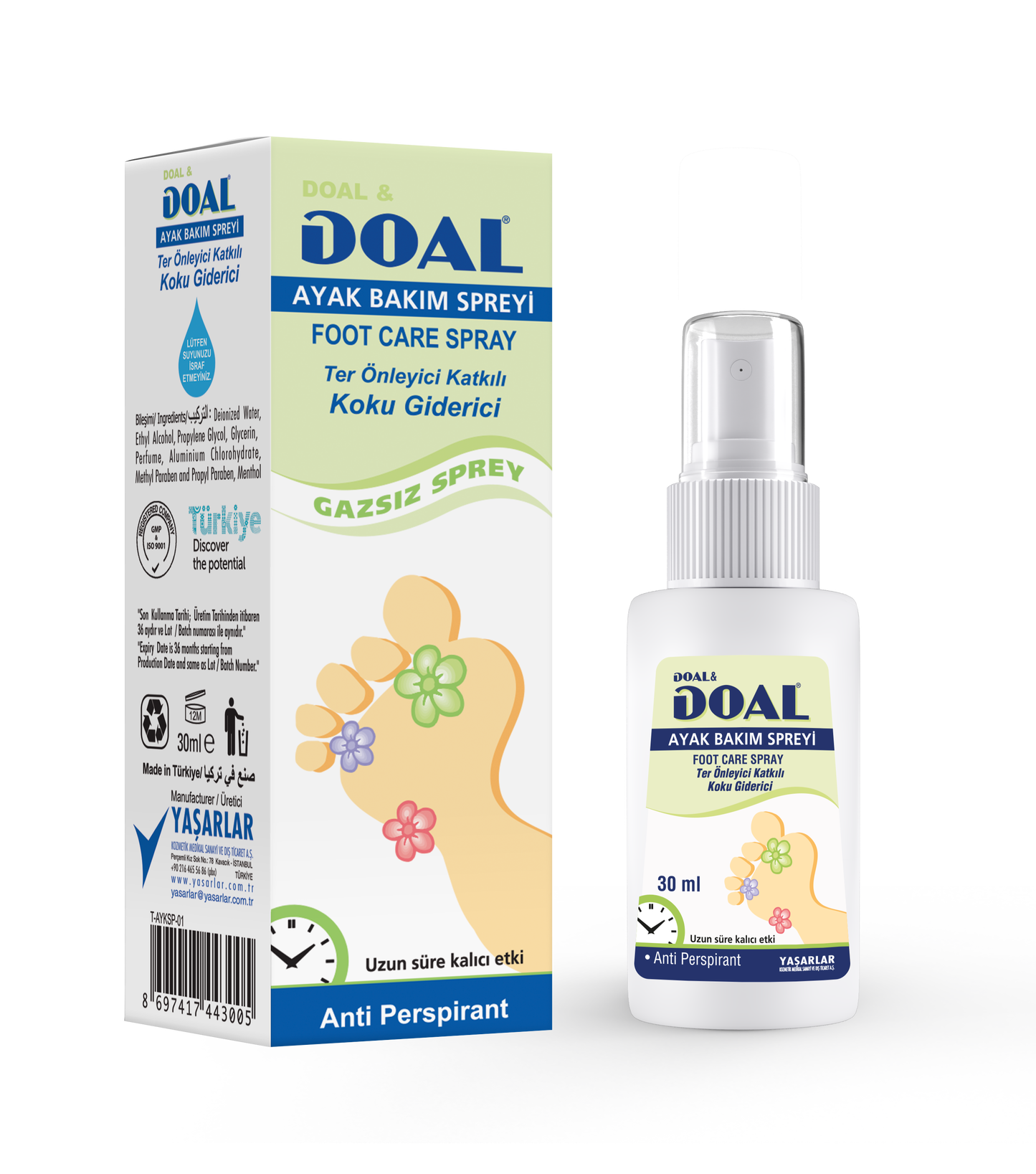 Doal & Doal Ayak Kokusu Giderici Sprey