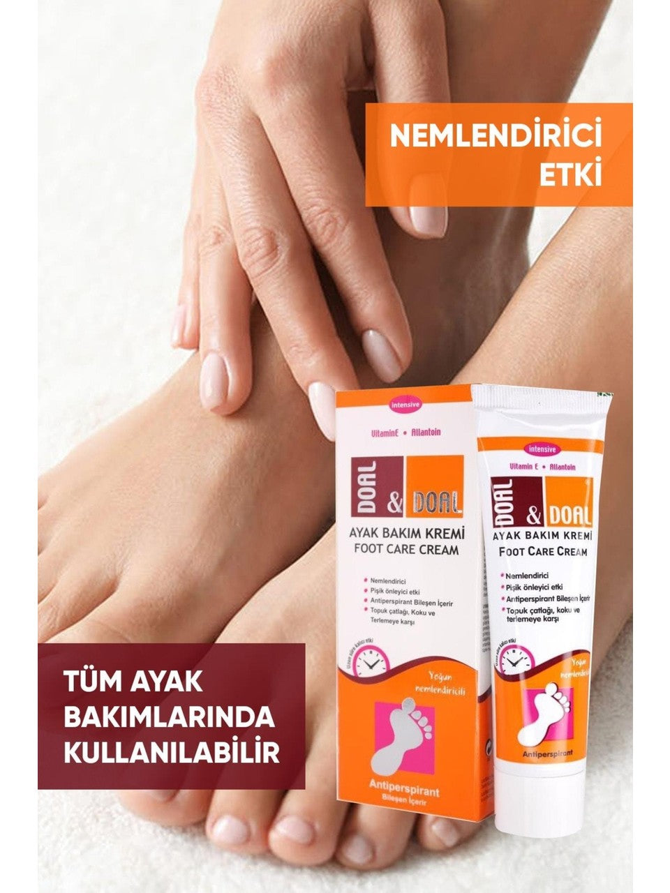 Doal&Doal Krem Ayak Bakım ve Topuk Çatlakları İçin